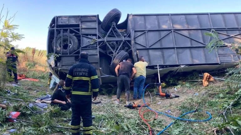 Bodrum otobüsü kaza yaptı! Kırklareli'nde yaşanan otobüs faciasında 6 kişi öldü, 25 kişi yaralandı...