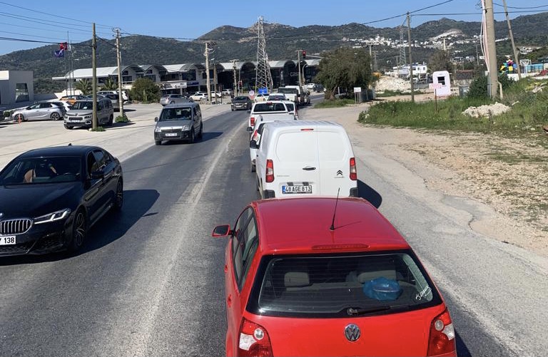 Bodrum’da kısa süreli ‘Trafik Kaosu’ yaşandı