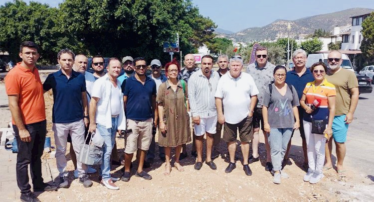 Bodrum ve Muğlalı gazetecilerden, meslektaşlarına yapılan çirkin saldırıya tepki