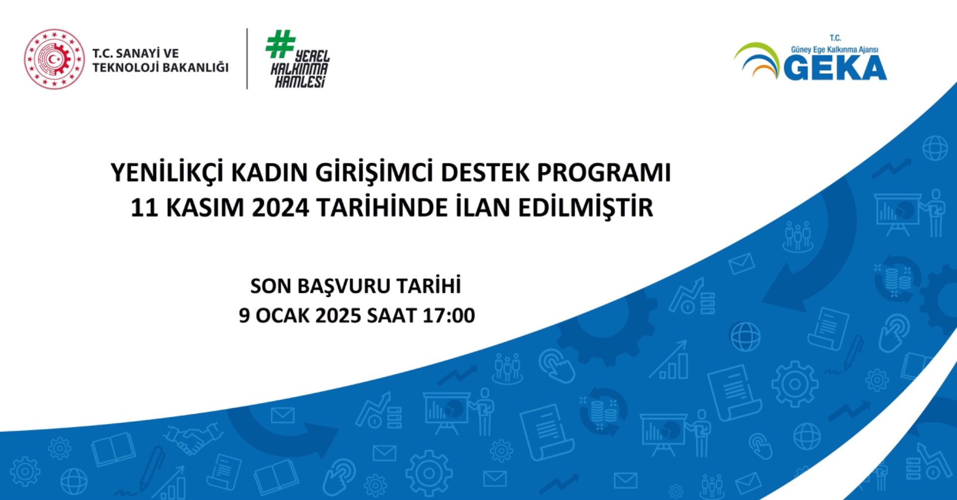 GEKA, 2024 Yılı Yenilikçi Kadın Girişimci Destek Programı’nı ilan etti