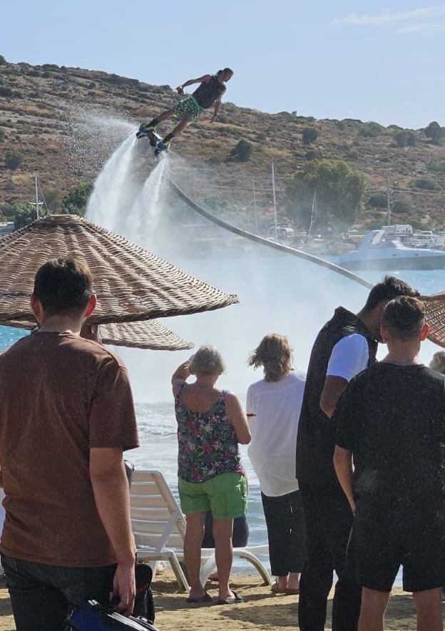 Bodrum'da turistleri mest eden şov!