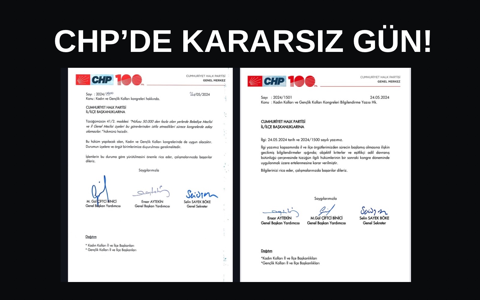 CHP’de kararsız gün! Önce adaylık için ‘istifa şart’ denildi sonra da ‘vazgeçtik’…