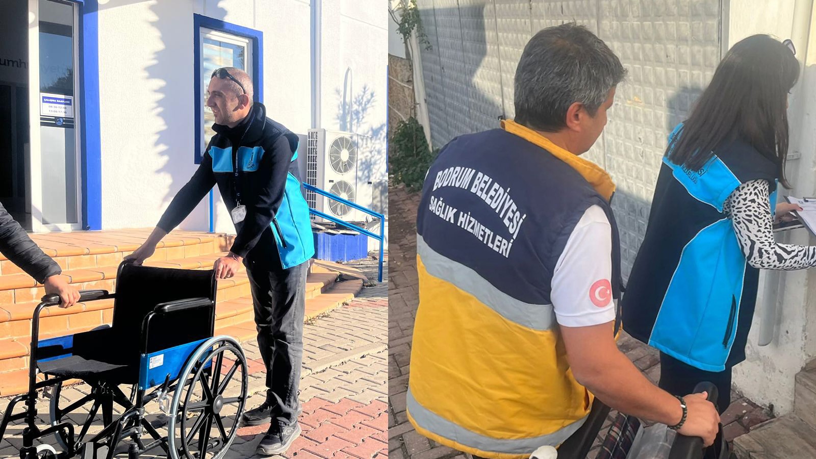 Bodrum Belediyesi'nden medikal malzeme desteği