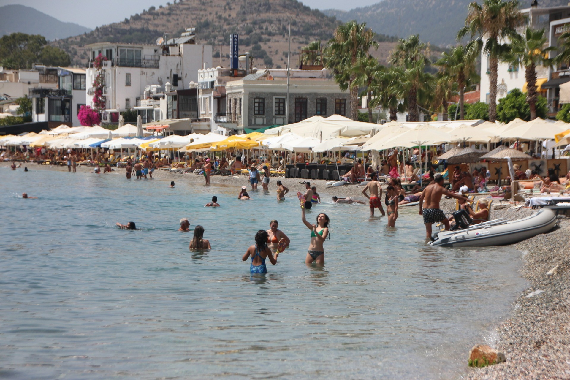 Bodrum’da çöl sıcakları