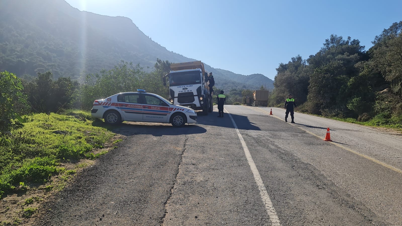  Bodrum'da jandarmadan ekiplerinin denetimleri sürüyor