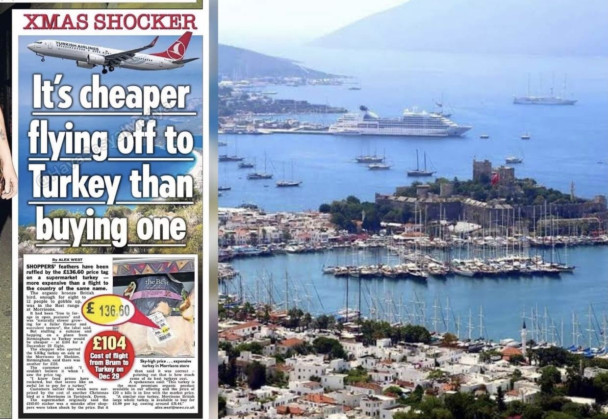 Bodrum’a uçmak ‘Hindi’den daha ucuz! 