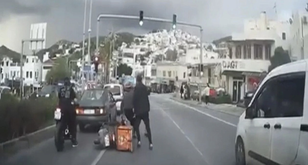 Bodrum’da kuryeyi yol ortasında darbettiler, 360 bin TL ceza yediler