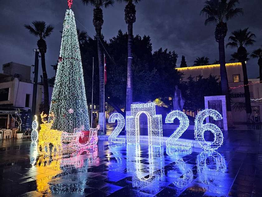 Bodrum'da yılbaşı hareketliliği zirveye ulaştı