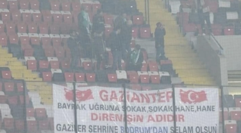 Alkışlar Bodrumspor taraftarlarına