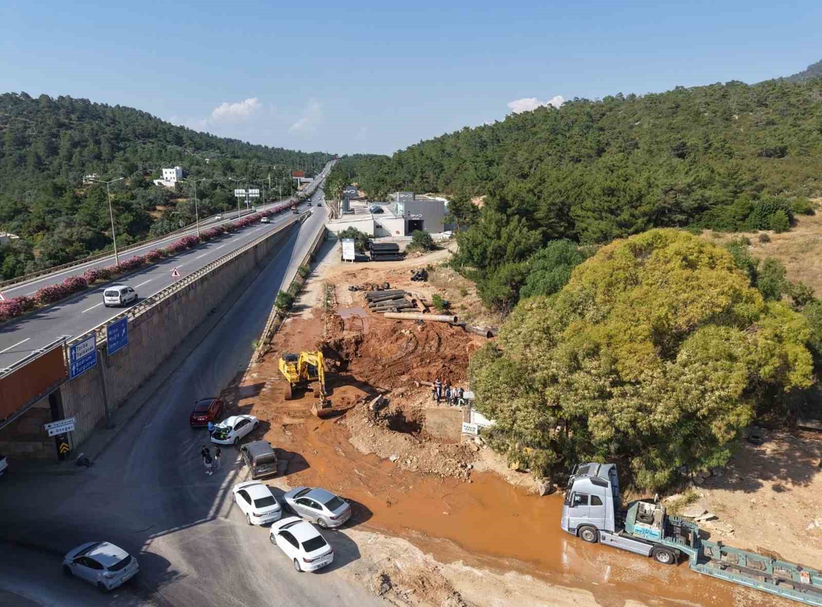 Su kesintisinin önüne geçmek için Torba ana depo hattı üçe ayrıldı
