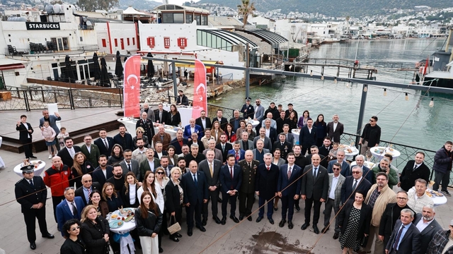 Bodrum ilçe protokolü bayramlaştı