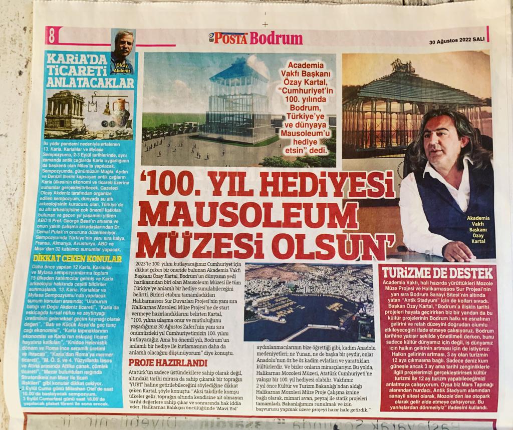 100. Yıl hediyesi ‘Mausoleum Müzesi’ olsun