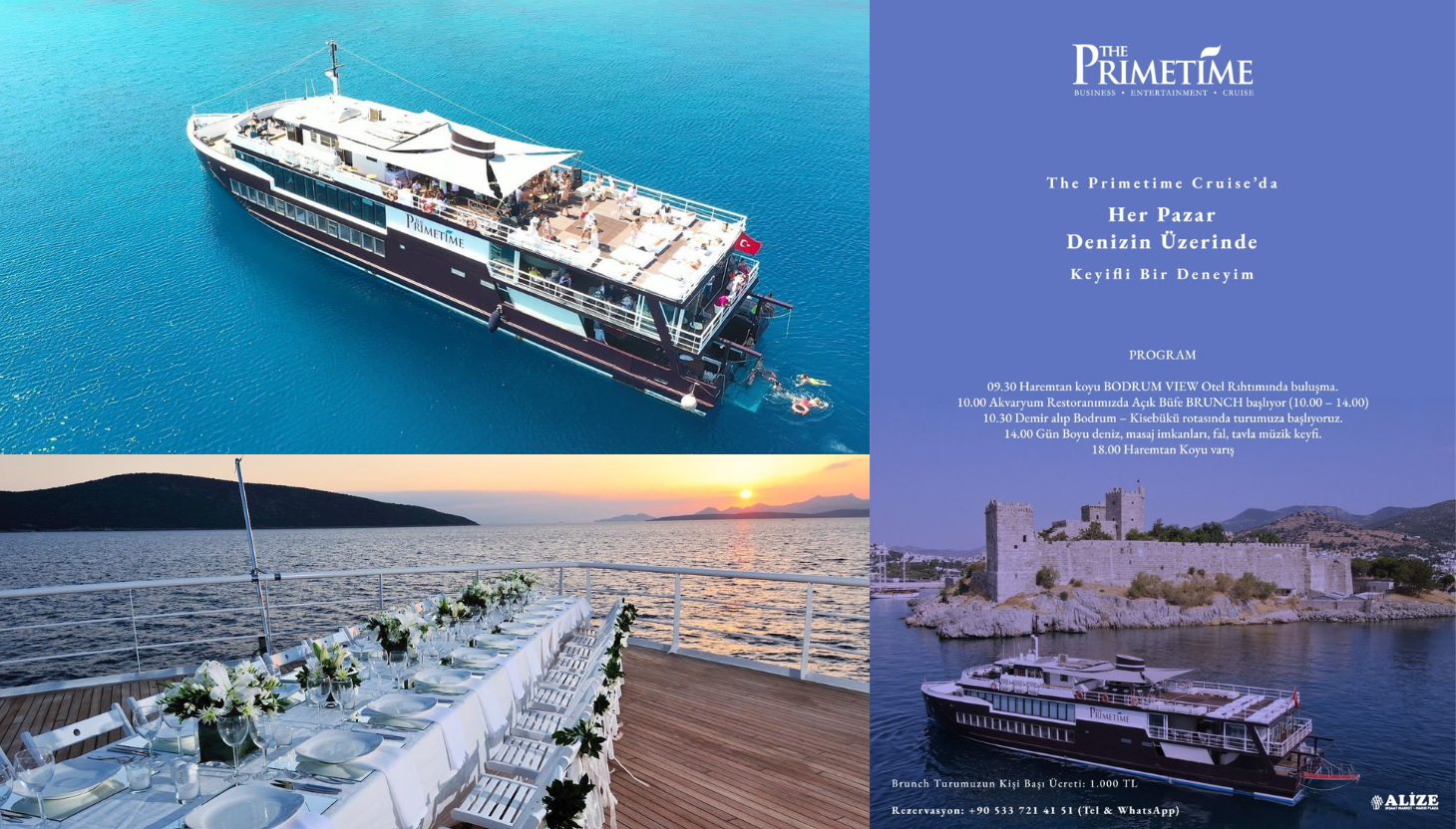 The Primetime Cruise ile denizin üzerinde keyifli bir deneyime hazır mısınız?