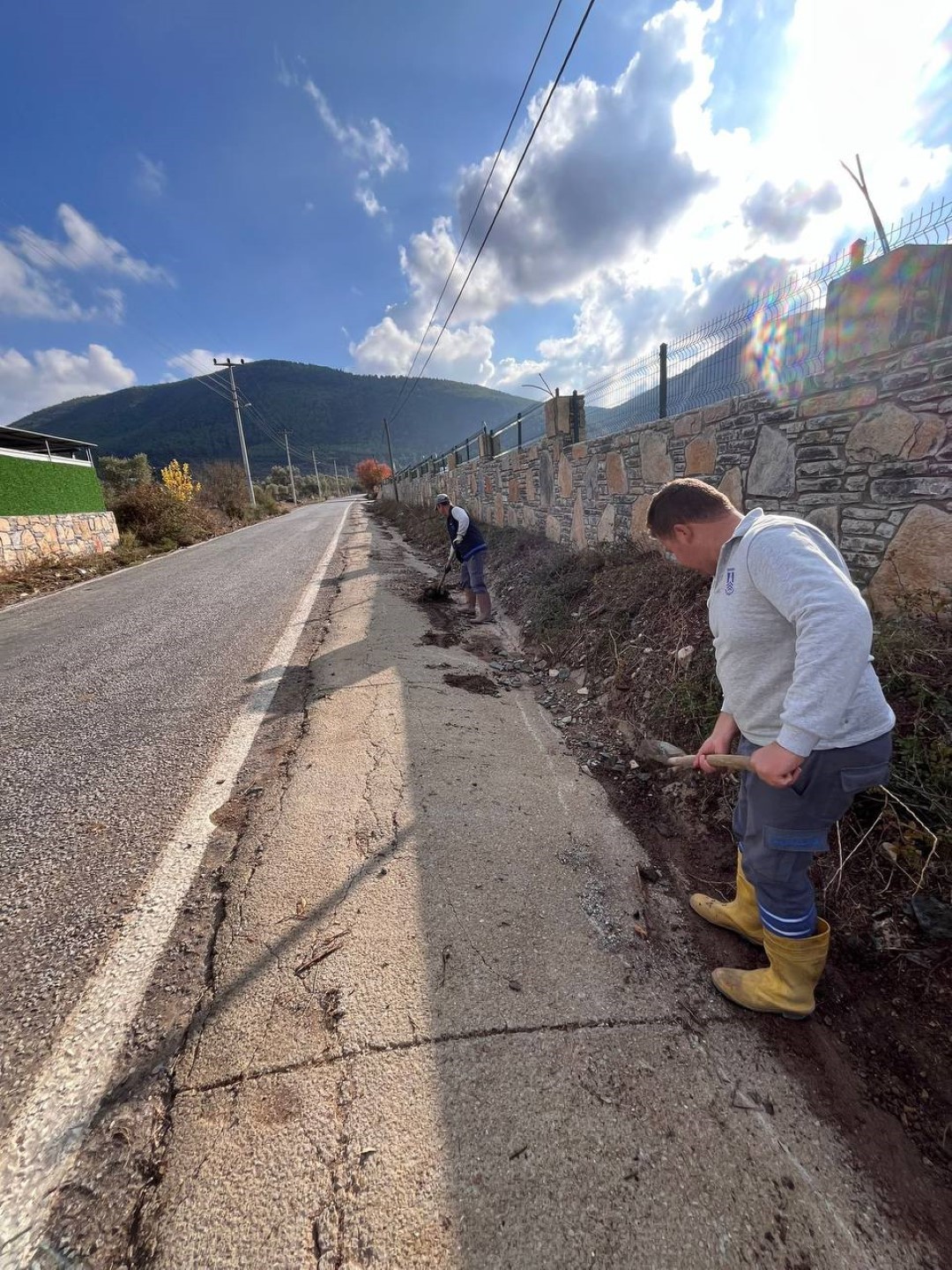 Bodrum'da yağmur hazırlıkları devam ediyor