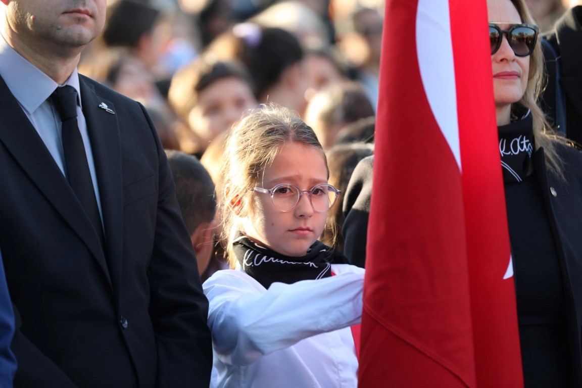 Yüce önderimiz Atatürk, Bodrum’da düzenlenen törenle anıldı