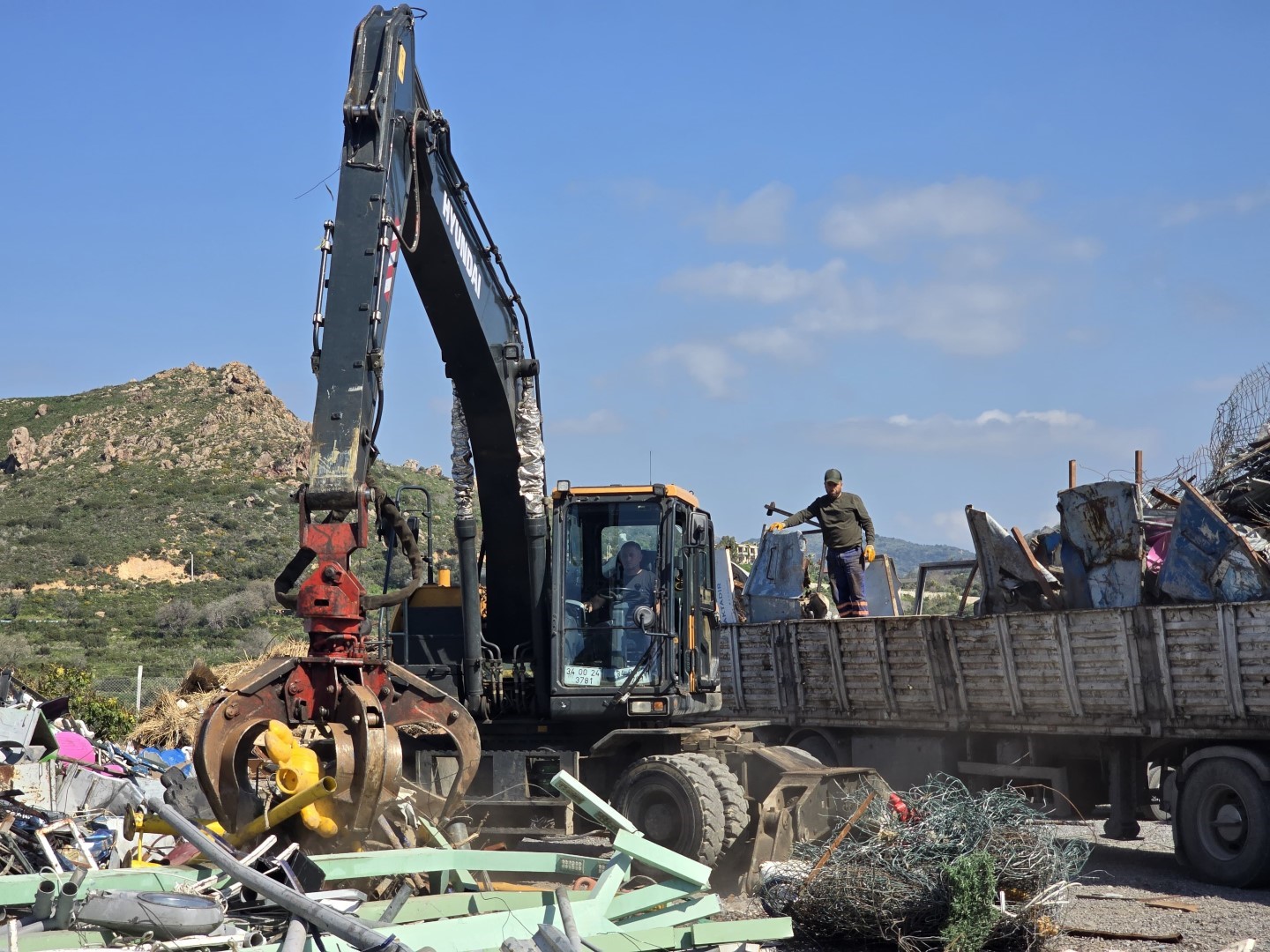 Bodrum'da 146 bin 600 kilogram hurda toplandı