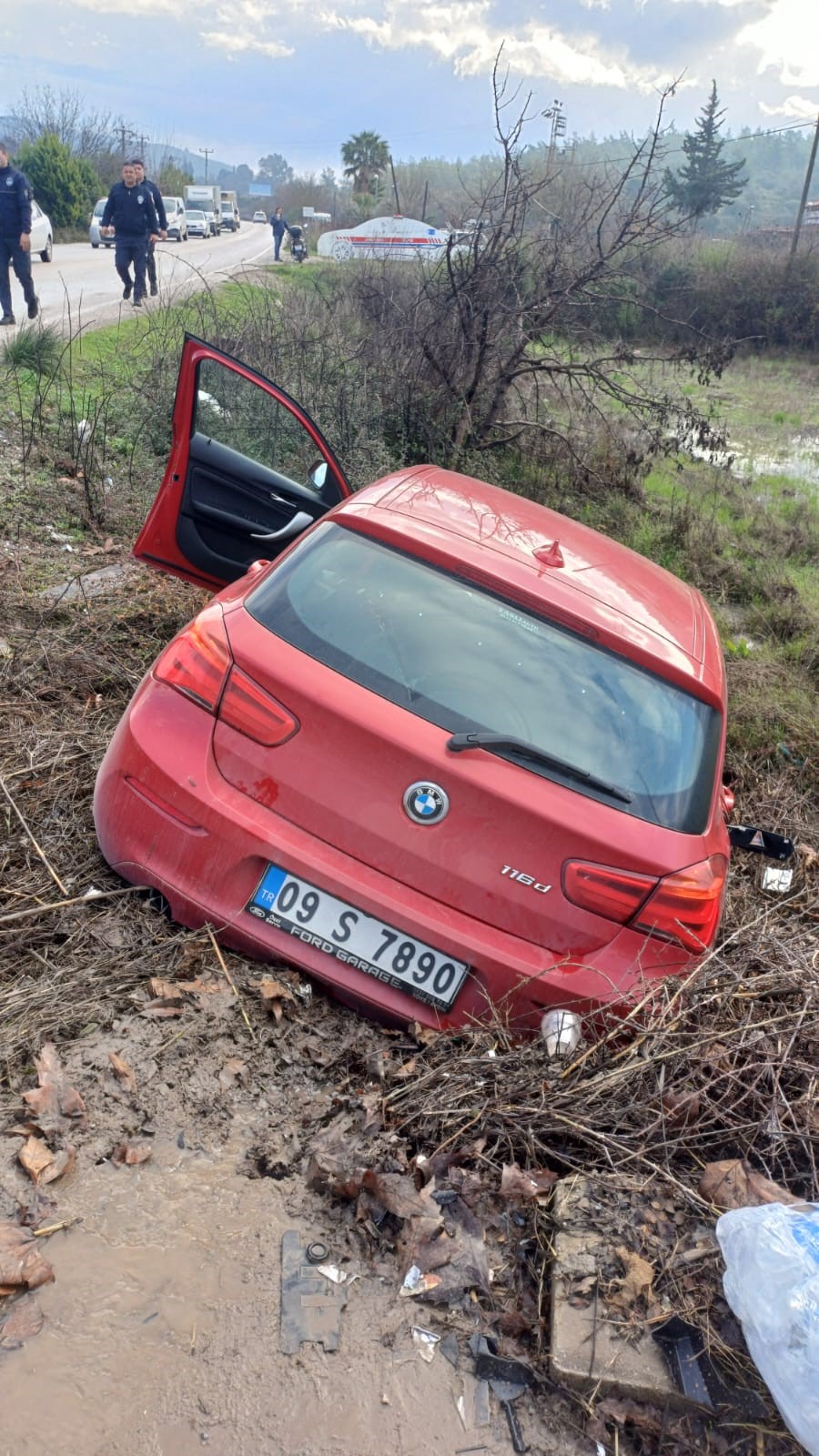 Bodrum'da trafik kazası: 1 ölü, 3 yaralı