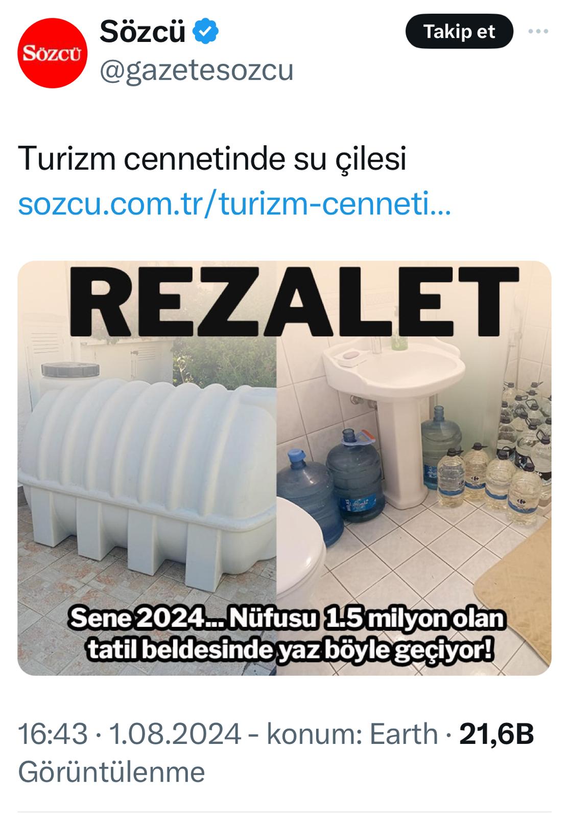 Sözcü Gazetesi’nin Bodrum ile ne derdi var? 