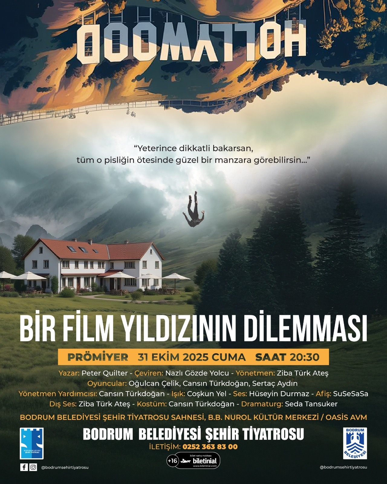 Bodrum Belediyesi Şehir Tiyatrosu yeni bir oyunla sahnede