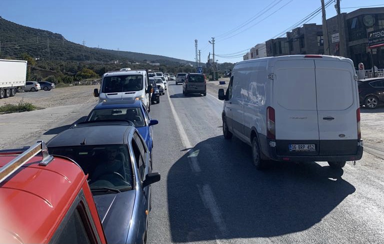 Bodrum’da kısa süreli ‘Trafik Kaosu’ yaşandı