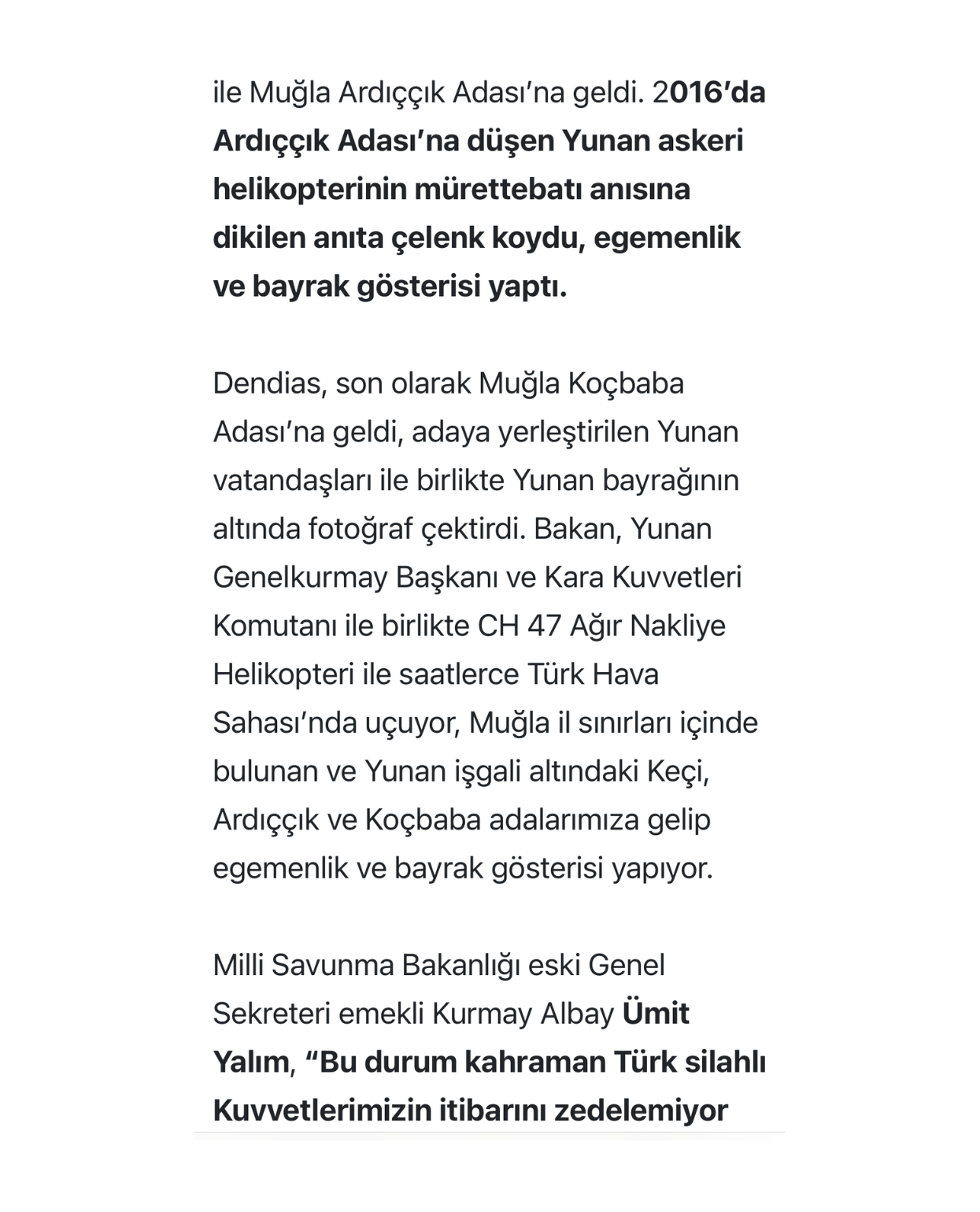 Yunan teğmenler Bodrum’un üstünde, Atatürk’ün teğmenleri ise disiplinde!