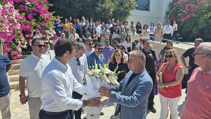 Bodrum Kaymakam Çit ve ailesine veda
