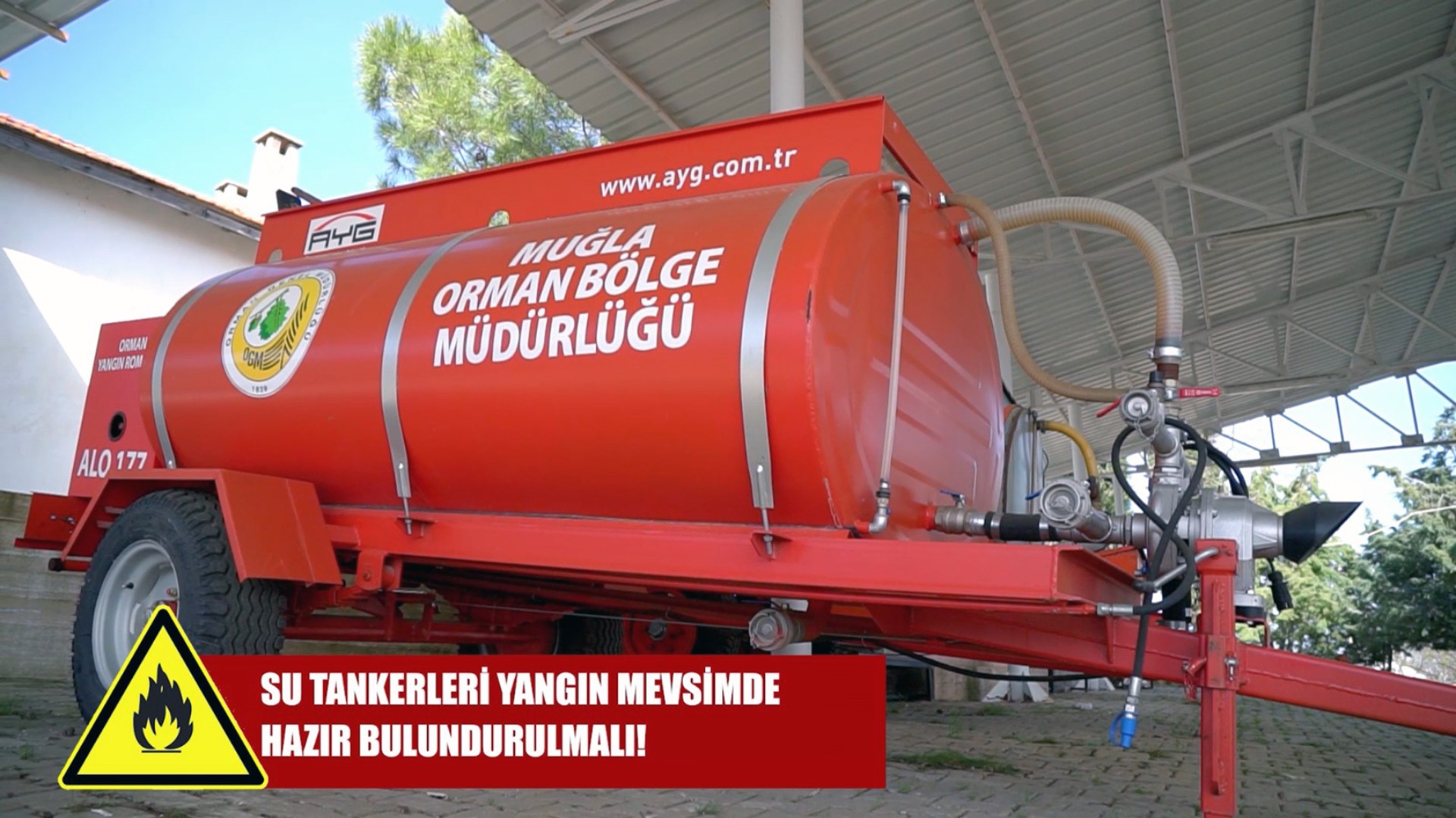 Muğla Orman Bölge Müdürlüğünden kırsal mahallelere yangın uyarısı