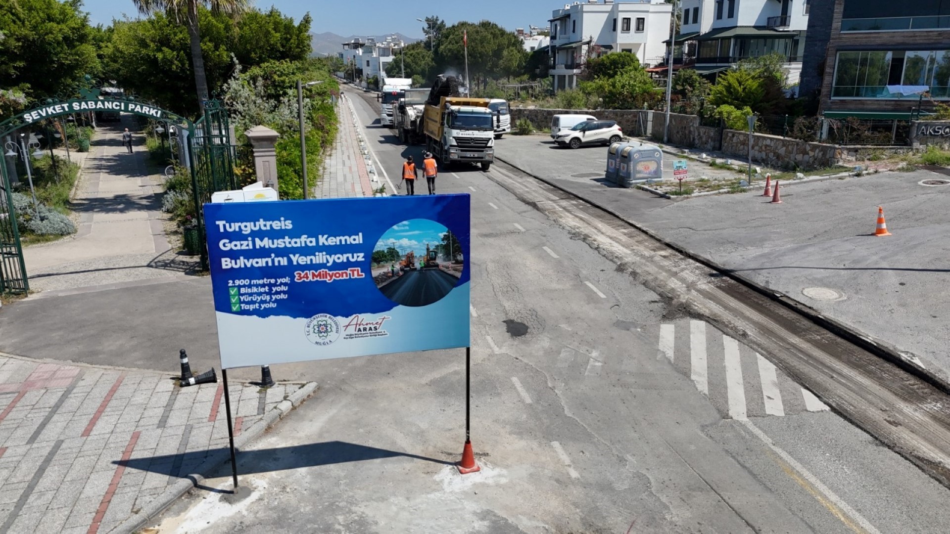 Turgutreis’te yaz sezonu öncesi çalışmalar tamamlanıyor 