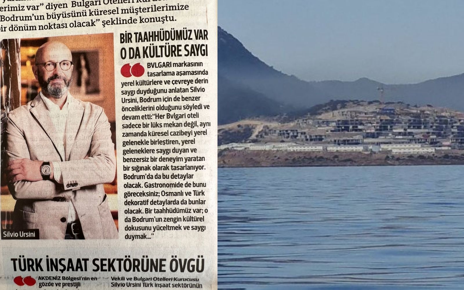 Bvlgari Başkan Vekili, Cennet Koyu’nda arkeolojik alan olduğunu itiraf etti!