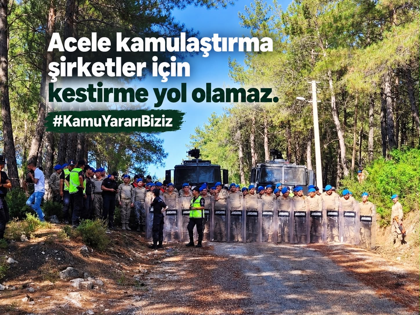 Akbelen’de kritik duruşma: Milas’ın köyleri maden sahası değildir