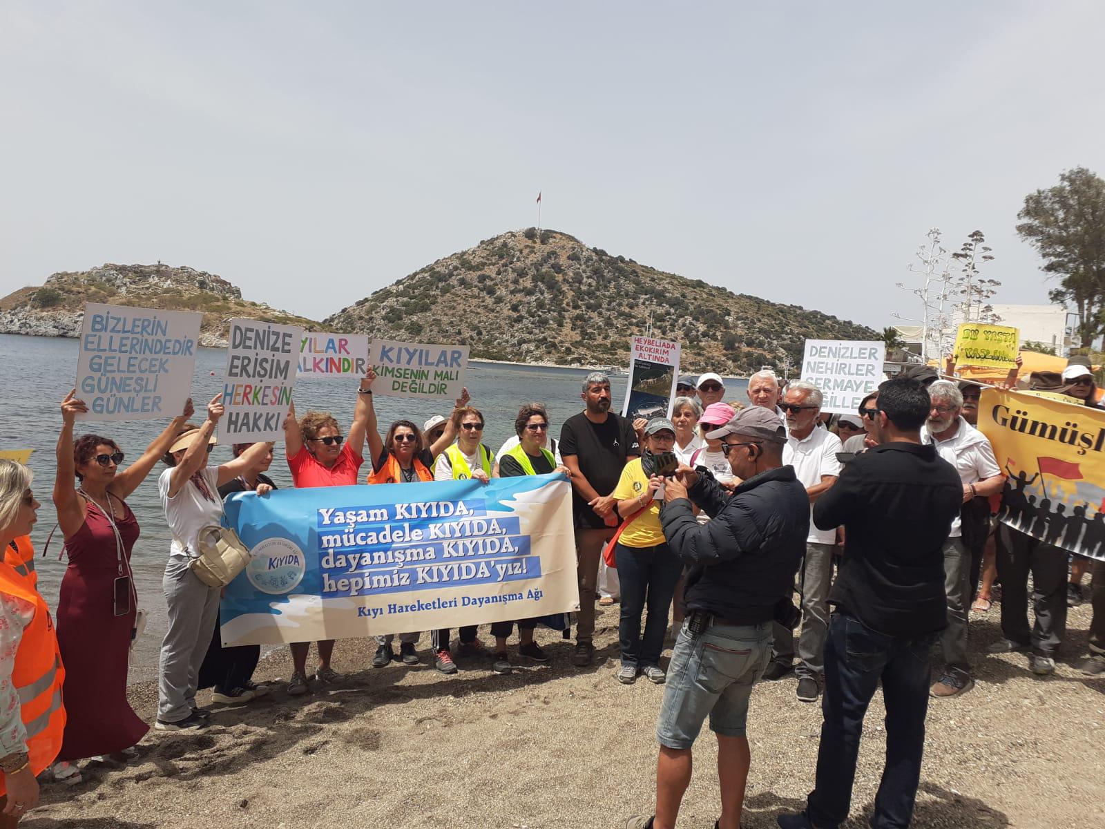 Kıyı yağmasına ülke çapında protesto