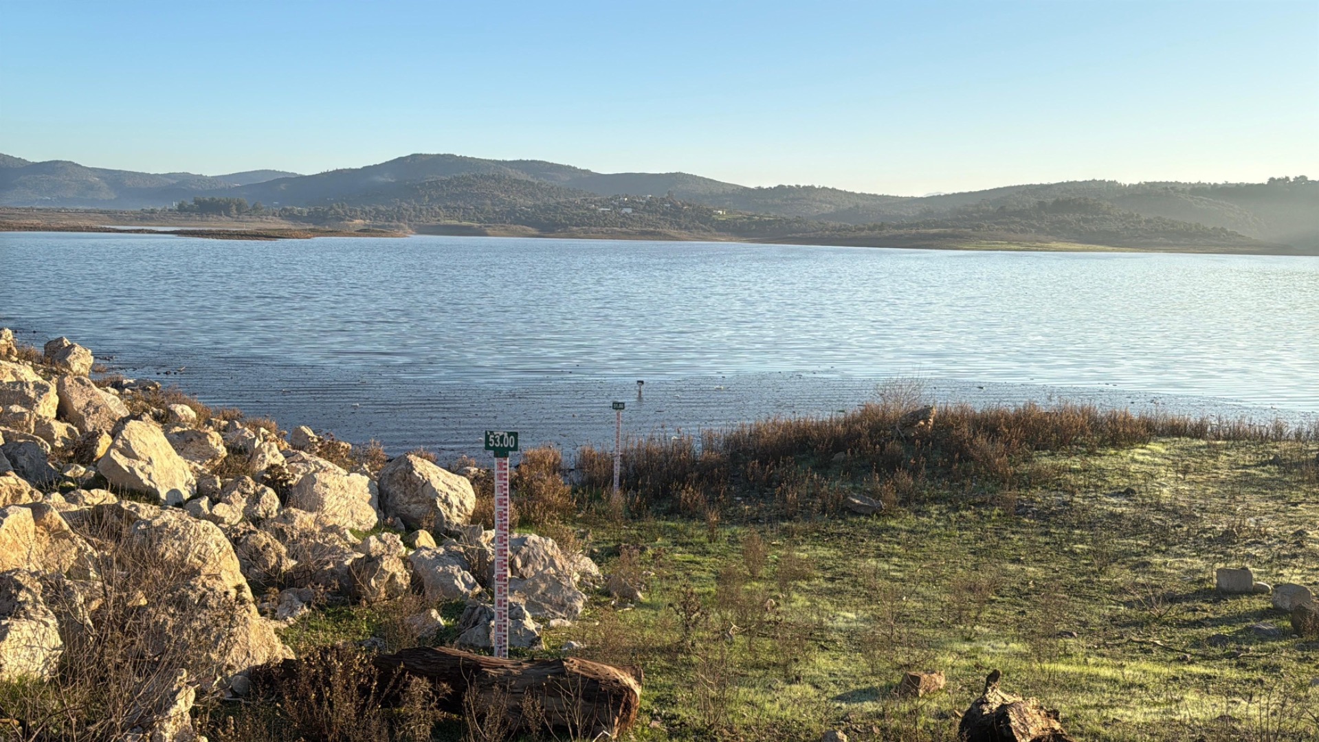 Bodrum’da yağışlar barajları doldurdu