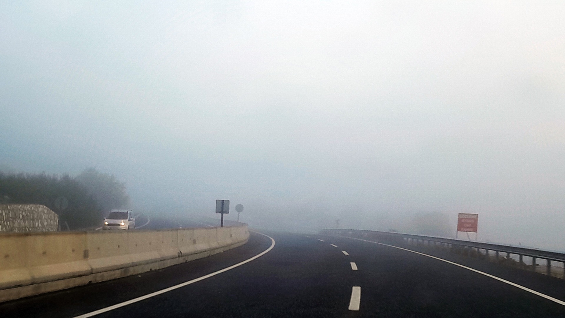Muğla-Aydın karayolunda yoğun sis