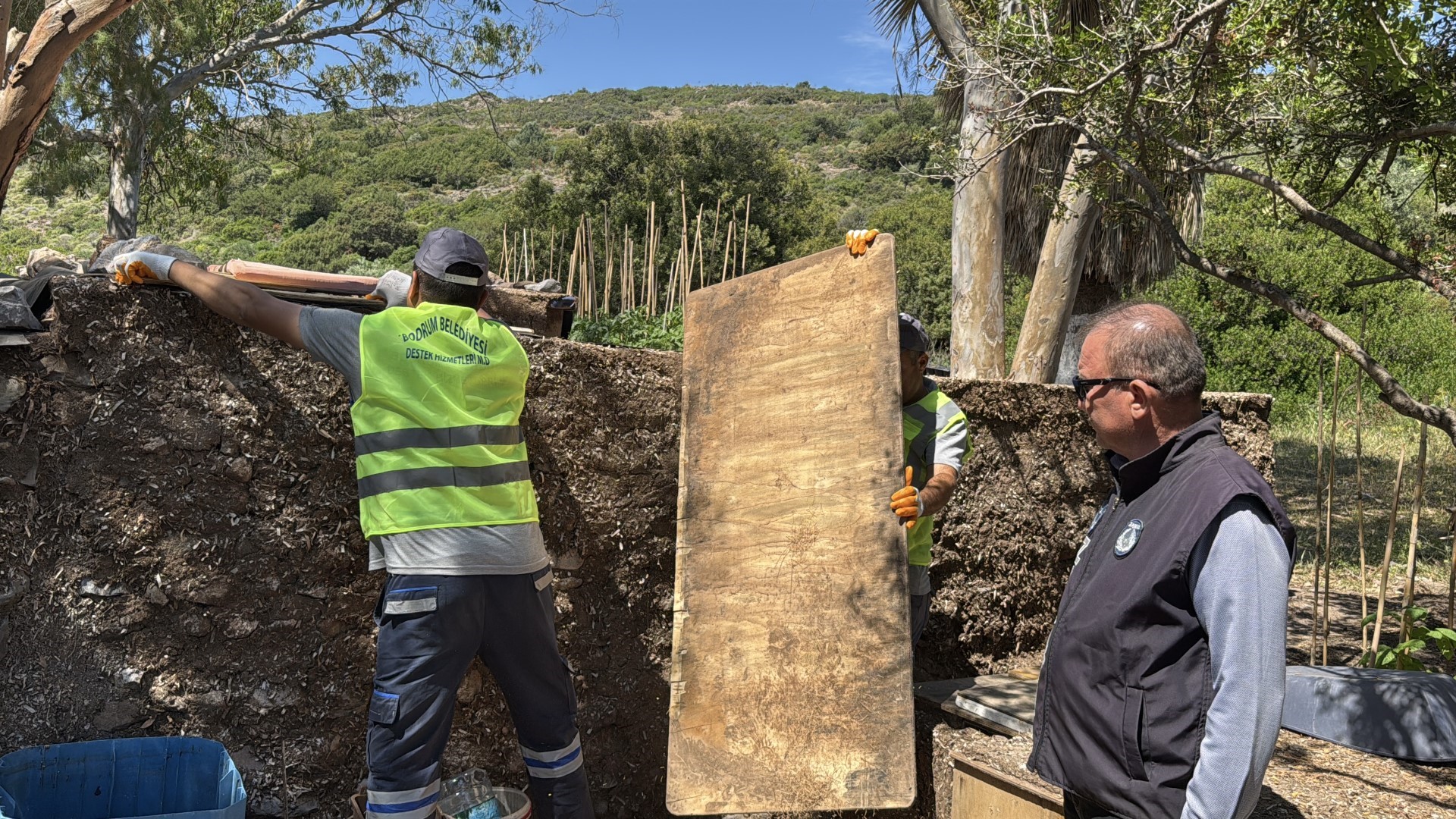 Bodrum Adaboğazı'na kaçak yapı operasyonu