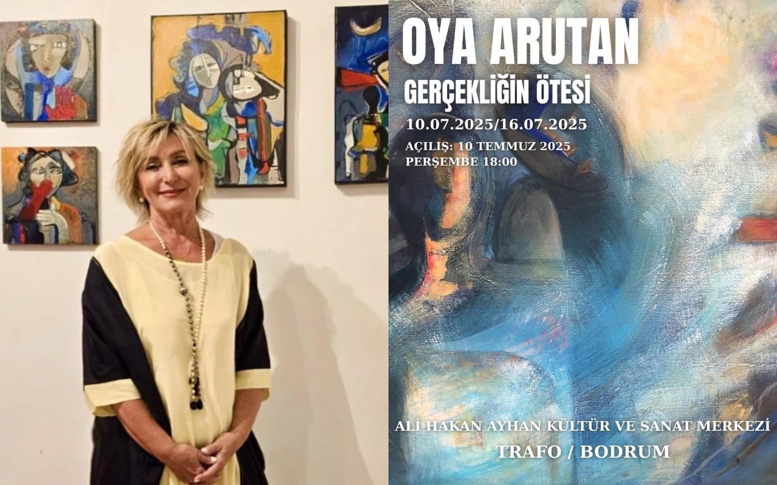 Oya Arutan’ın Soyut Dünyasına Yolculuk: ‘Gerçekliğin Ötesi’