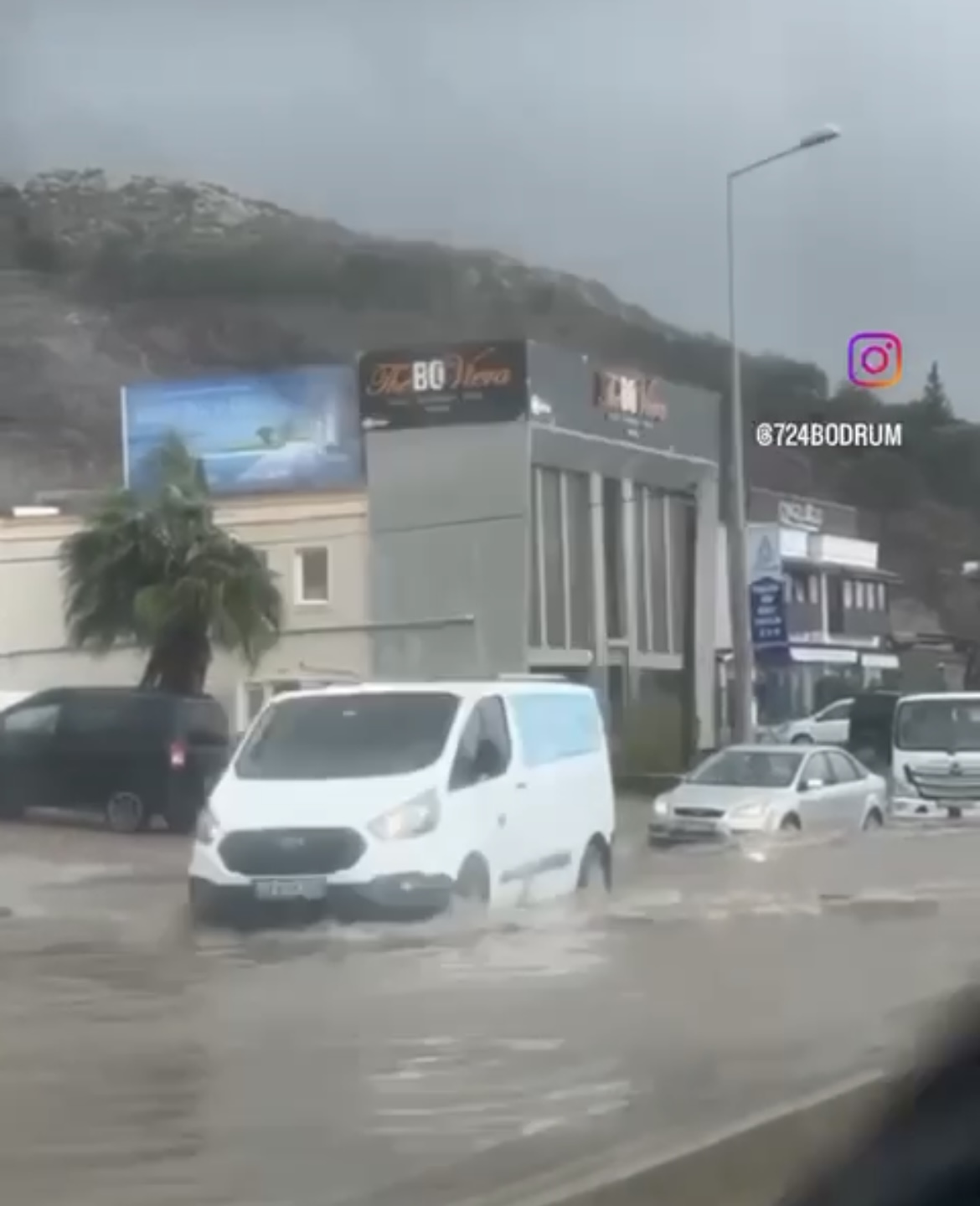 Bodrum’da yağış ile birlikte yine aynı manzara 