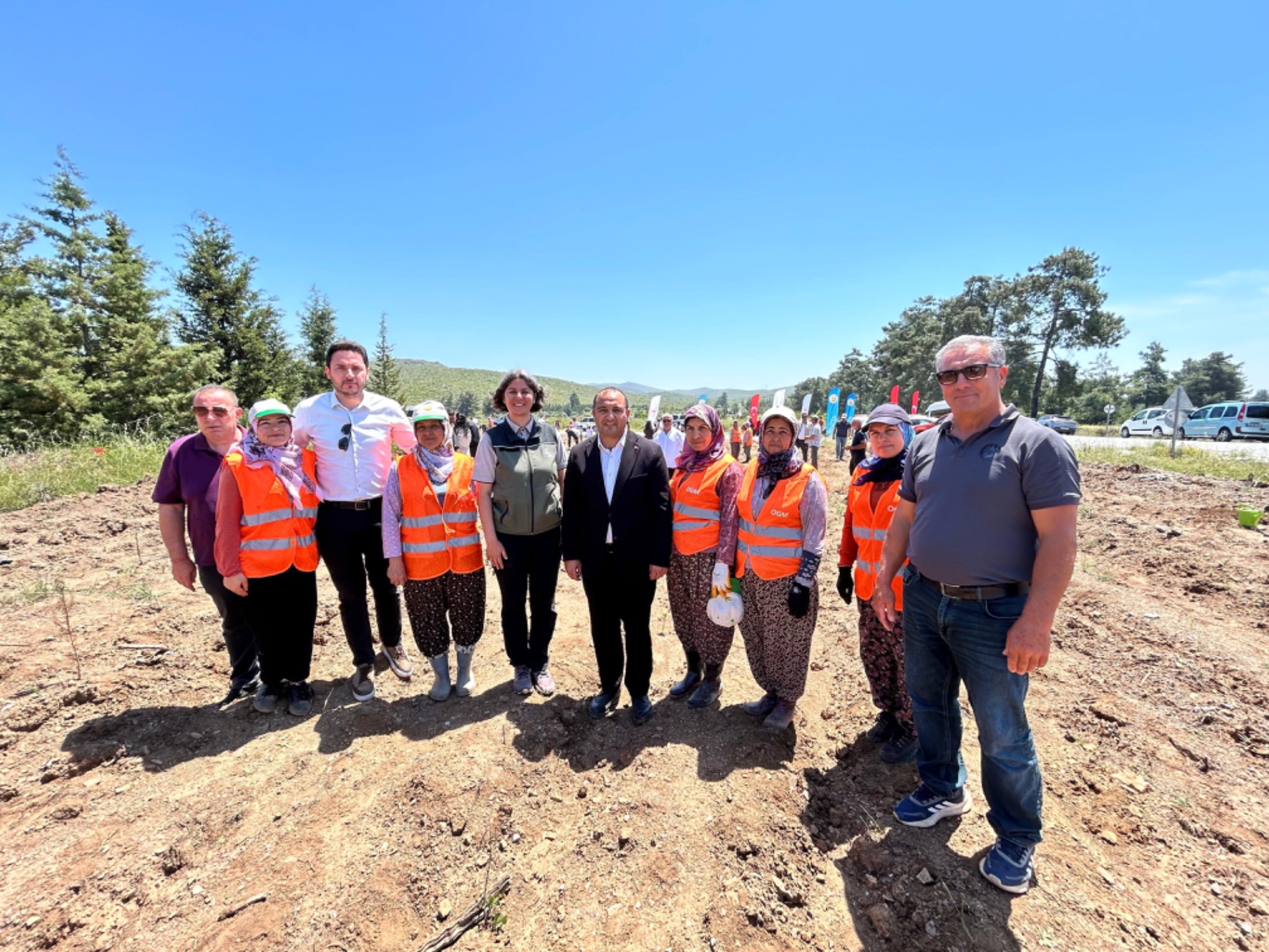 Bodrum’da fidanlar anneler için kök saldı