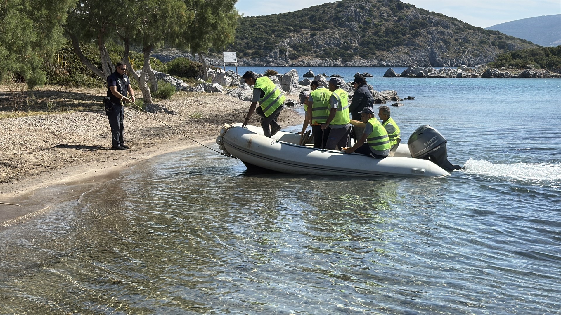Bodrum Adaboğazı'na kaçak yapı operasyonu