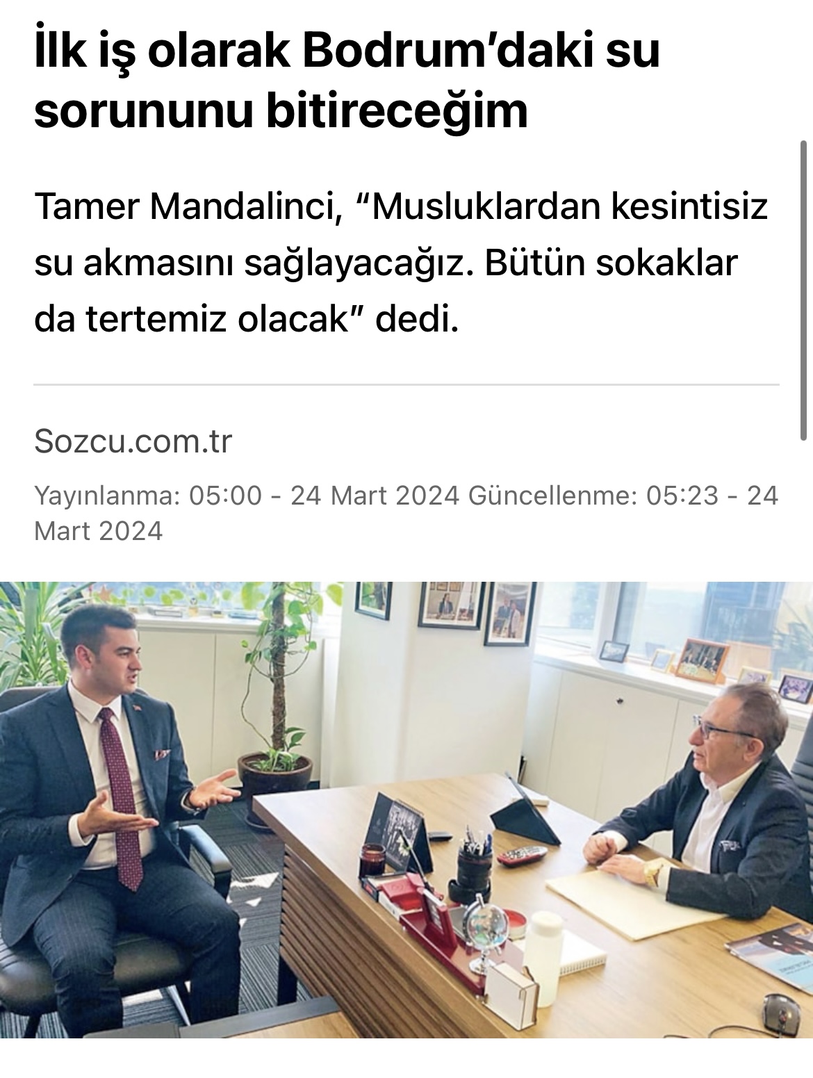 Sözcü Gazetesi Bodrum seçimlerini manipüle etmeye çalışıyor!