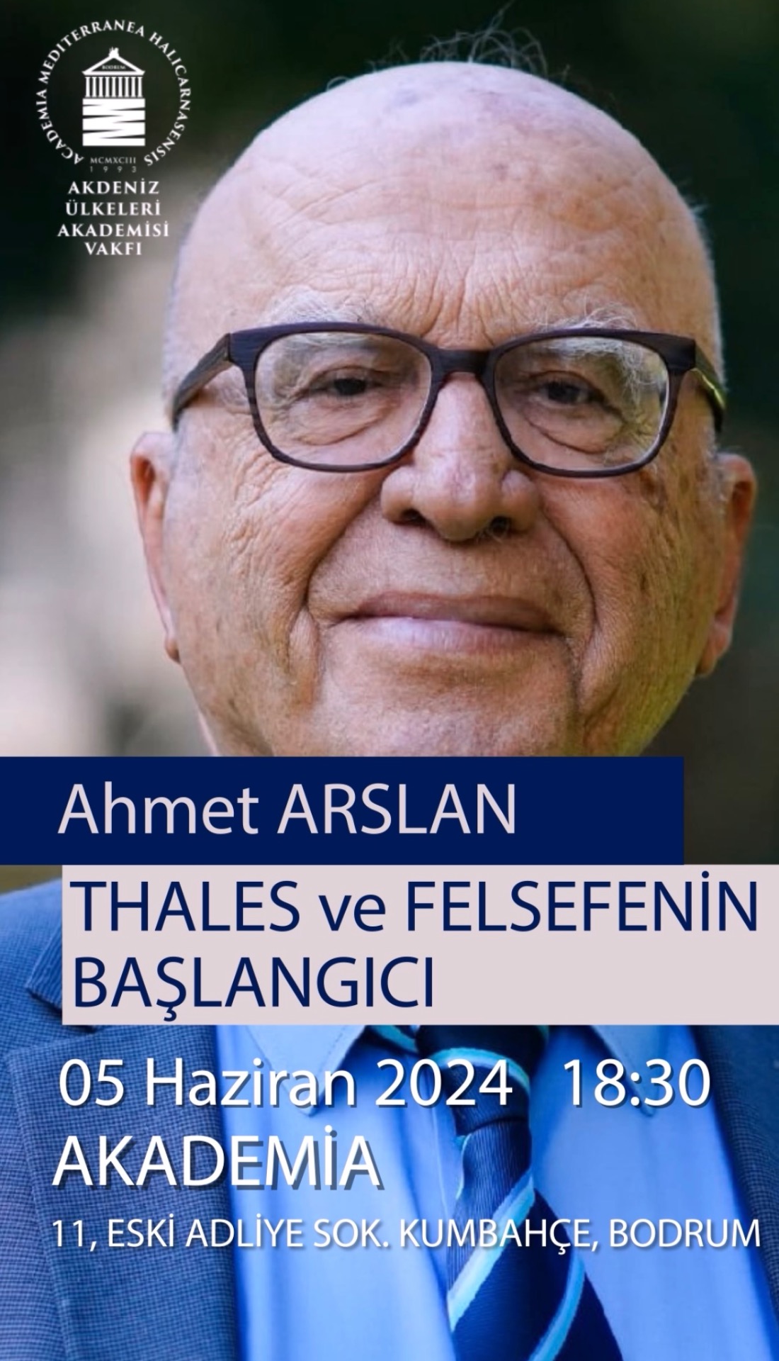 Ahmet Arslan’la Felsefenin Başlangıcına Yolculuk Akademia Bahçesinde