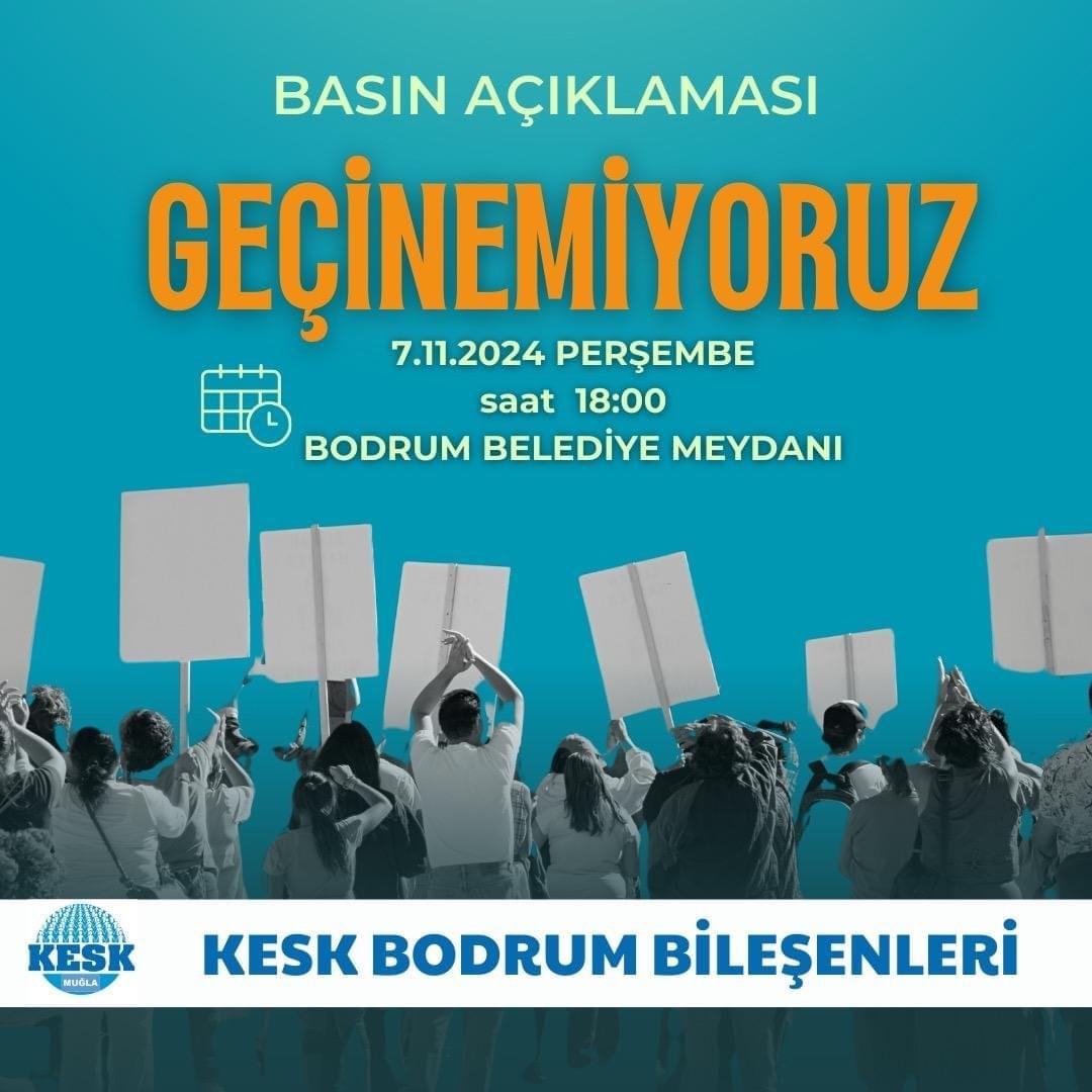 ‘GEÇİNEMİYORUZ’ Üreten Biziz, Yöneten de Biz Olacağız!