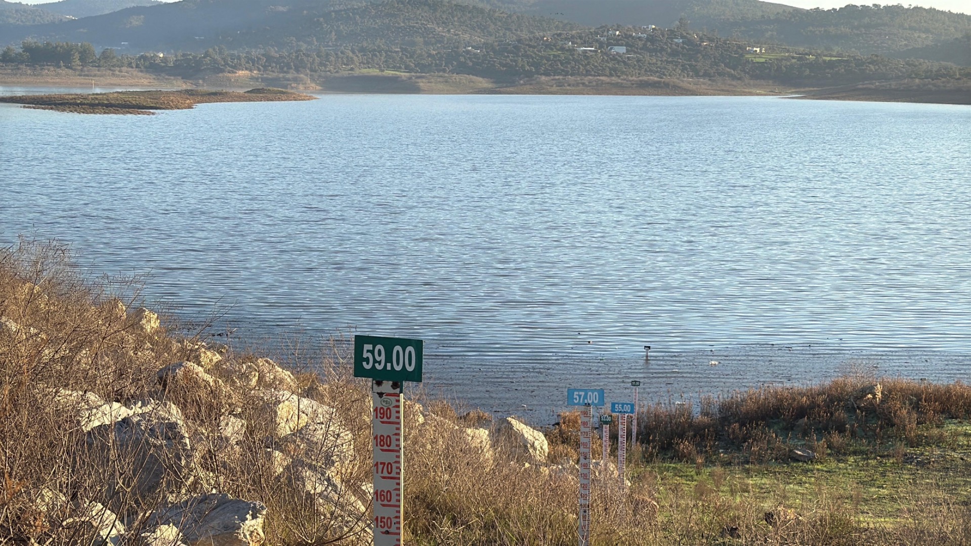 Bodrum’da yağışlar barajları doldurdu