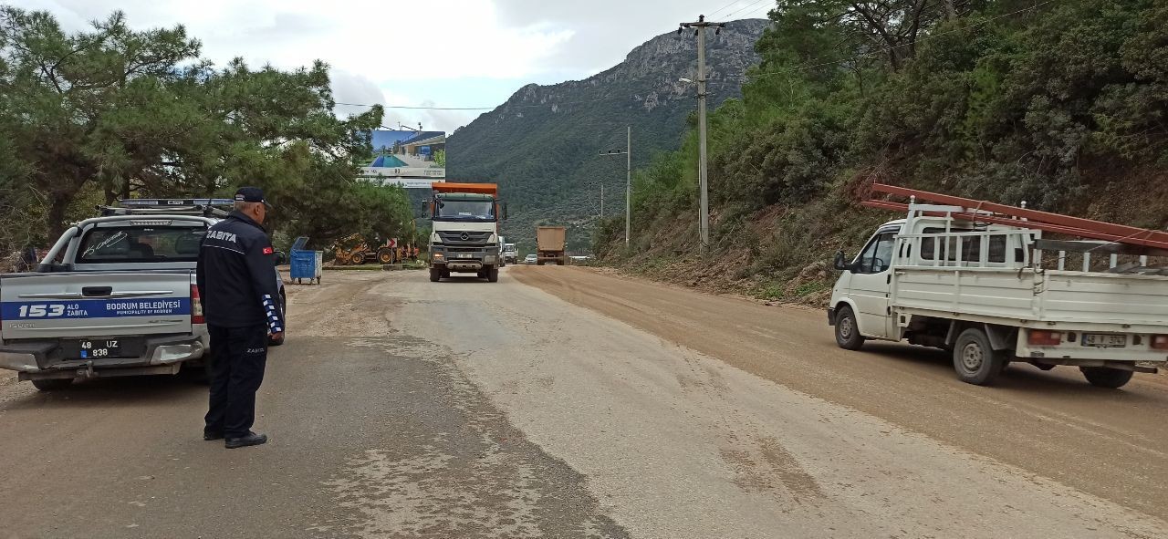 Bodrum’da inşaat sezonunun açılmasıyla kaçak hafriyatla mücadele sıklaştı