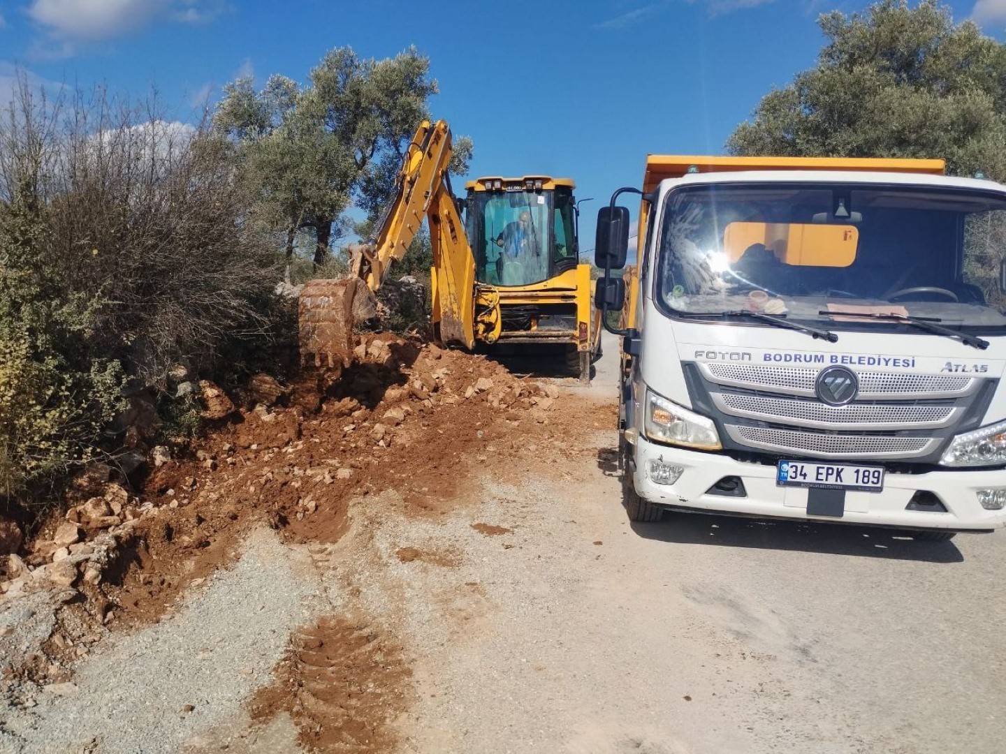 Bodrum'da yağmur hazırlıkları devam ediyor