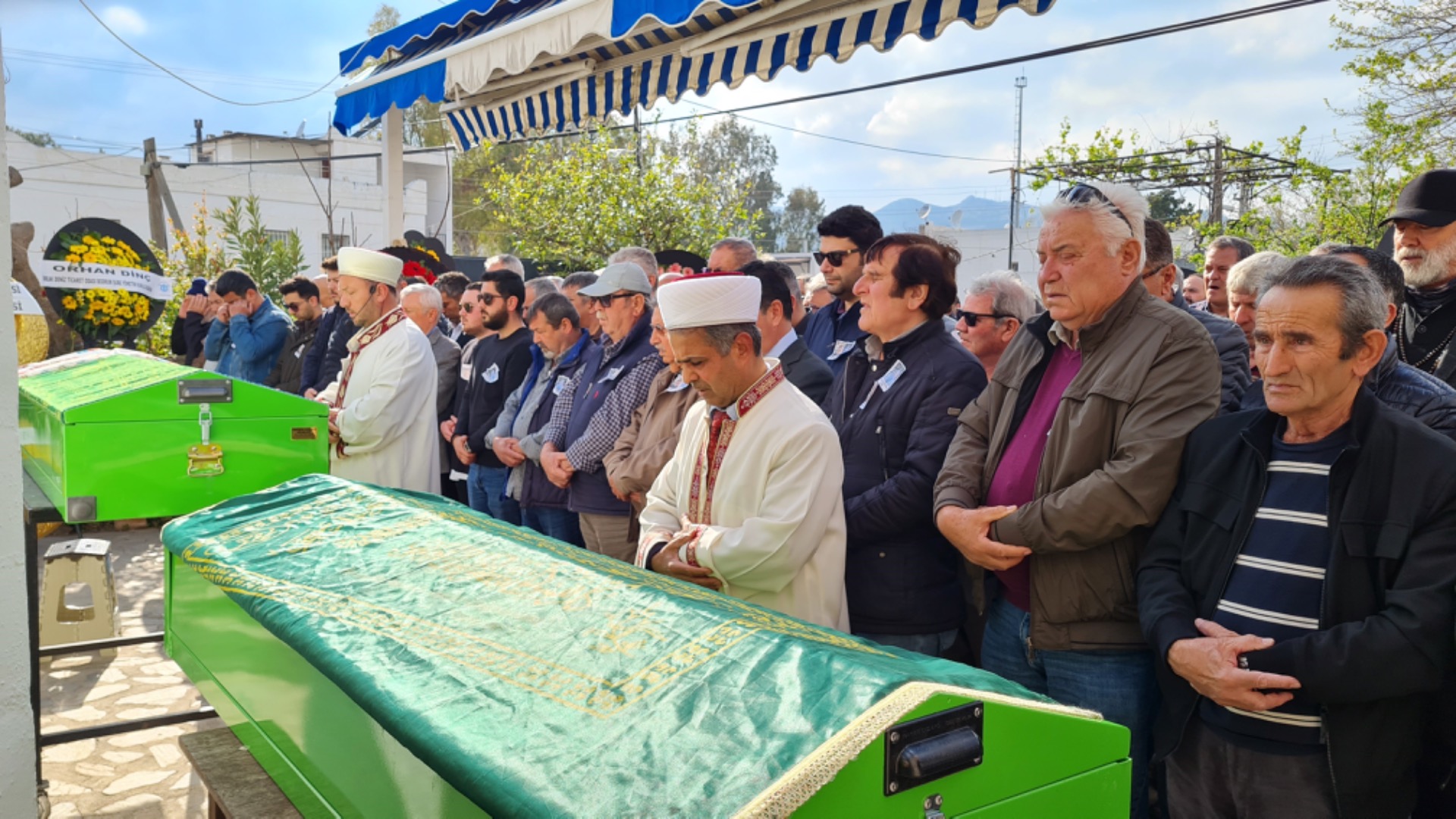 Bodrum’da aile içi kavgada ölen anne ve oğlu toprağa verildi