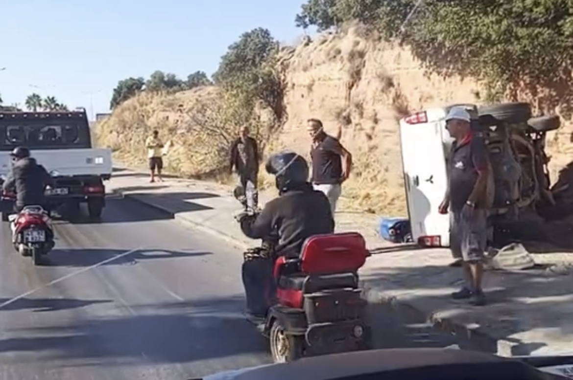 Bodrum’da zincirleme trafik kazası!