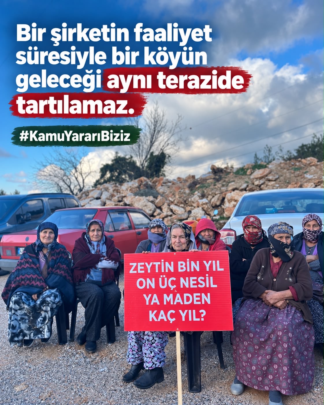 Akbelen’de kritik duruşma: Milas’ın köyleri maden sahası değildir