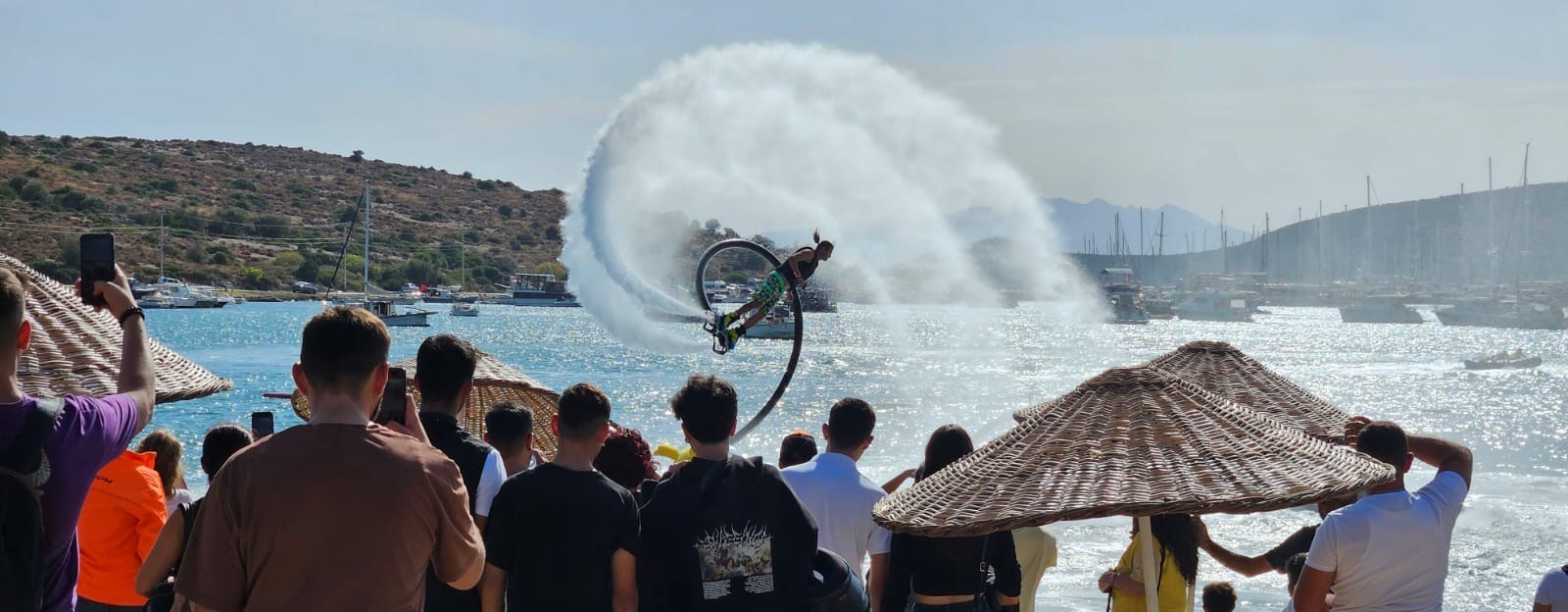 Bodrum'da turistleri mest eden şov!