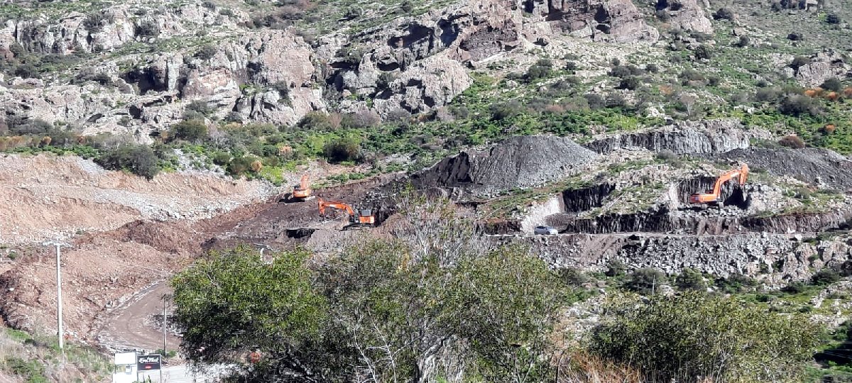 Bodrum’da büyük talan! Dağı bile parçaladılar