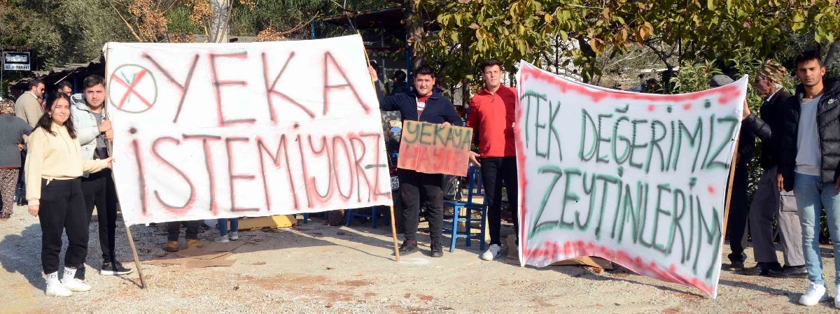 Bodrum köylüleri ÇED toplantısını teneke çalarak protesto etti